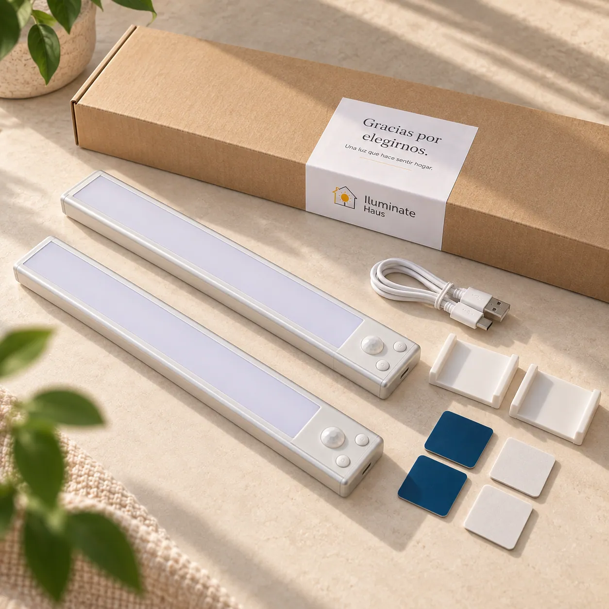 Lúmina — luz LED con sensor de movimiento y accesorios incluidos